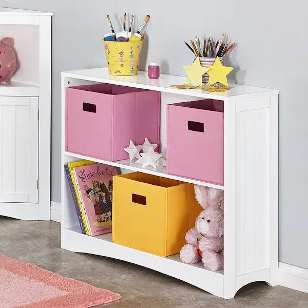 Kids&#039; Horizontal Bookcase White - RiverRidge