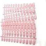 LIARTY 240 Pcs French Press On Nails Short, French Tip False Nails Manicure, ...