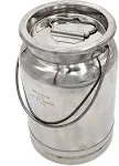 The Dairy Shoppe Stainless Steel Milk Can Totes (5 Liter)