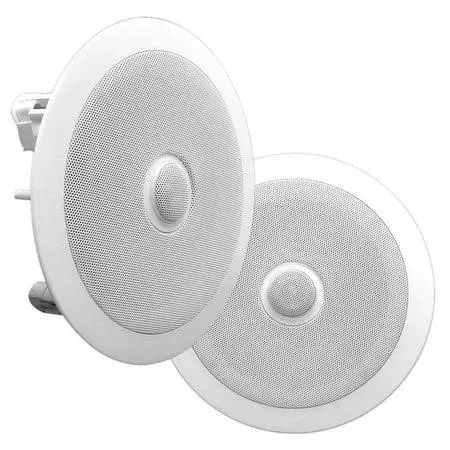 Pyle PDIC60 6.5 Inch 250 Watt 2 Way In Wall/Ceiling Home Speaker System (3 Pair)