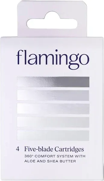 Flamingo Women's 5-Blade Razor Blade Refill Cartridges