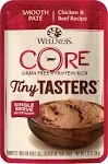 Wellness Core Tiny Tasters Chicken & Beef Pate Wet Cat Food