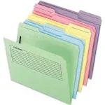 Pendaflex Printed Notes Folder with One Fastener, 1/3-Cut Tabs, Letter size, Assorted, 30/Pack