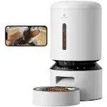 Save 15% On Petlibro Granary Automatic Smart Pet Feeder with Camera, White / Single Bowl, Automatic Cat Feeder with Camera