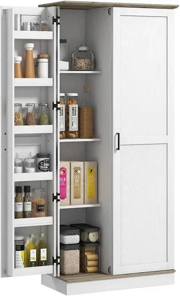 Homcom 70" Tall Kitchen Pantry Storage Cabinet