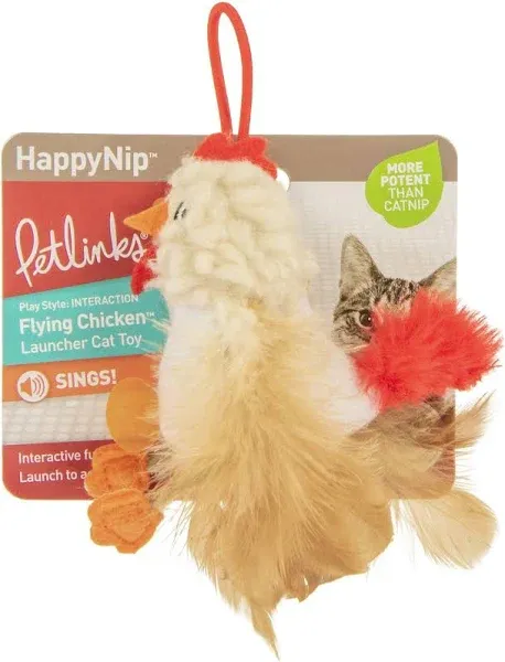 Petlinks Ray Flyer Launcher Interactive Cat Toy w/ Catnip &amp; Crinkling Sounds New