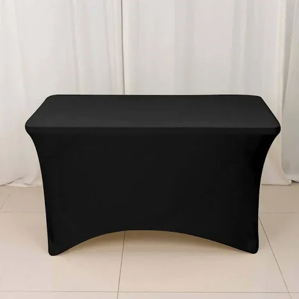 4 feet Rectangular Fitted Spandex Tablecloth