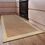 LUFEIJIASHI Small Kitchen Rugs and Mats Non Skid Washable Kitchen Runner Rug Abs