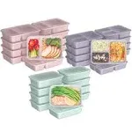 Bentgo Prep 60-Piece Meal Prep Kit Floral Pastels Collection