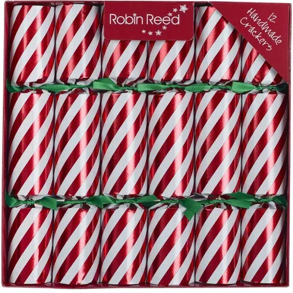 Robin Reed 12 x 10 Handmade Christmas Party Favors of England - Classic Candy Cane