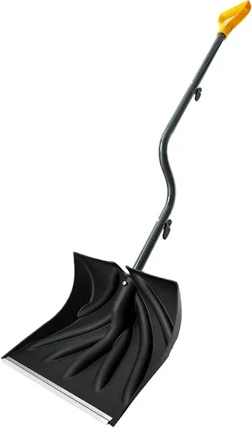 Snow Shovel for Driveway 17-Inch Wide Ergonomic Heavy Duty Snow Removal Winter T