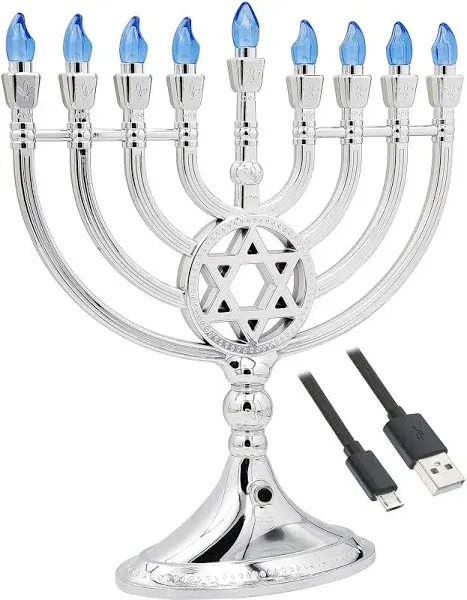 Ner Mitzvah LED Menorah Classic Electric