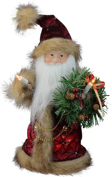 Kurt Adler 10-Inch Santa Treetop