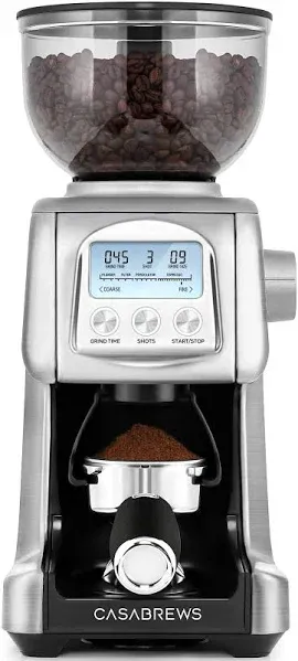 Tornado LCD Display Electric Coffee Grinder with 77 Grind Settings