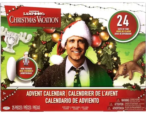 Jakks Holiday National Lampoons Christmas Vacation 2024 Advent Calendar New Clark Griswald