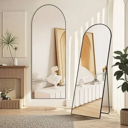 Arched Wall Mounted Full Length Large Standing Mirror