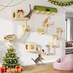 DWVO Cat Wall Shelves and Perches Set of 18