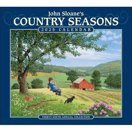 John Sloane's Country Seasons Deluxe Wall Calendar 2025