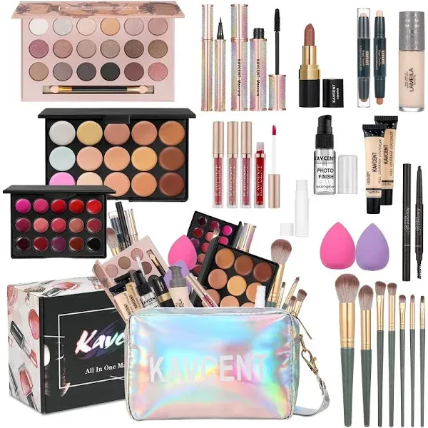 Makeup Sets for Teens Makeup Kit for Women Full Kit Makeup set Makeup Kit Eyeshadow Palette Foundation Mascara Contour Lipgloss Makeup Teenager Gift