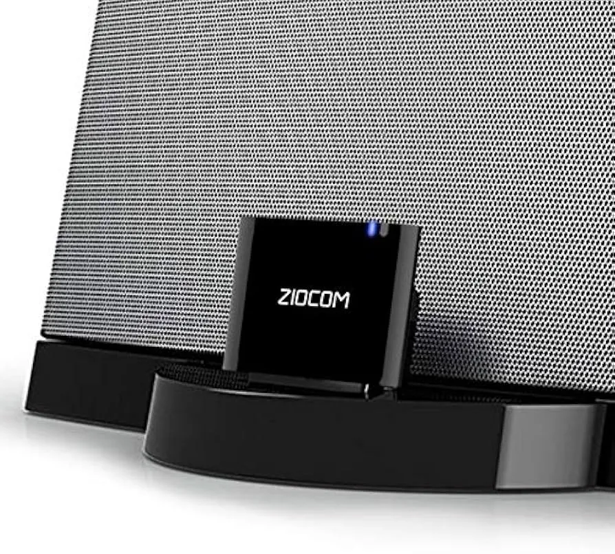 Ziocom 30 Pin Bluetooth Adapter Audio Receiver for Bose iPod iPhone SoundDock and Other 30 Pin Dock Speakers