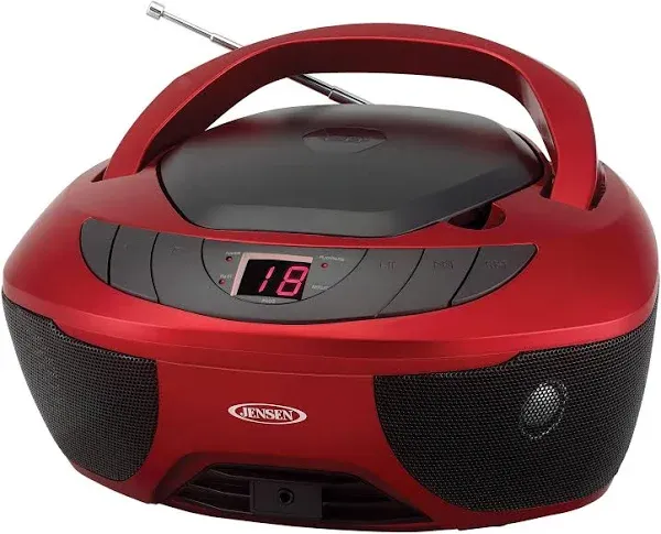 Jensen Portable Stereo CD Player with AM/FM Radio