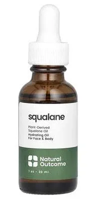 Natural Outcome Pure Squalane Oil l 100% Plant Derived Squalane Oil for Face