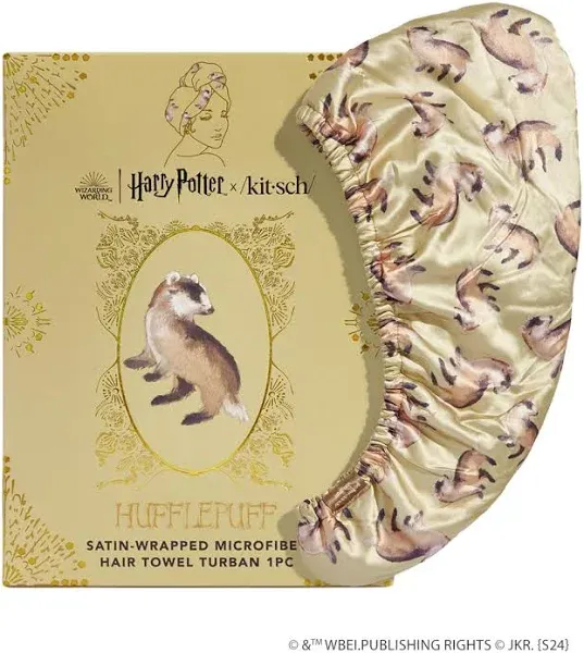 Kitsch Harry Potter Satin-Wrapped Hair Towel