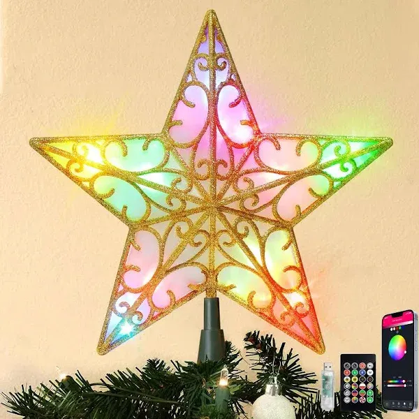 Christmas Star Tree Topper