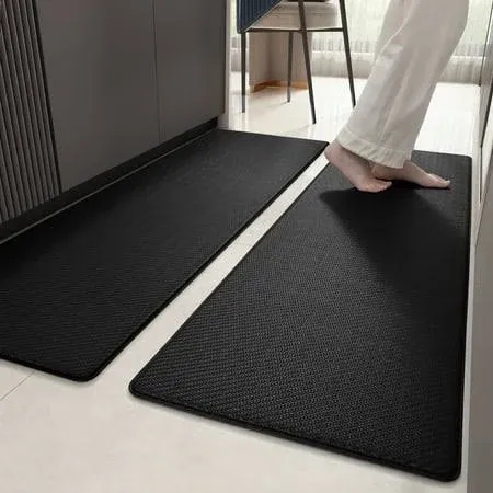 Pabube Kitchen Rug and Mat Kitchen Mat Anti Fatigue, Non Slips Kitchen Floor Mat, Kitchen Rug or Mat Washable