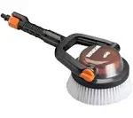 WORX Hydroshot Adjustable Automotive Power Scrubber, Quick Snap Connection - WA1820 (Soft Bristles)