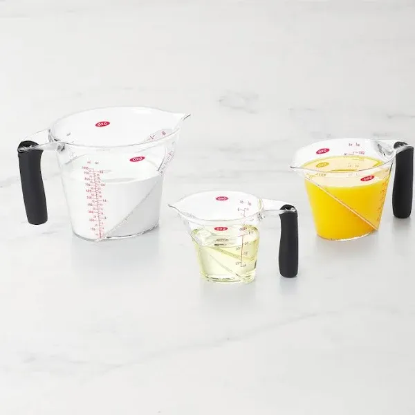 OXO 3 Piece Angled Measuring Cup Set