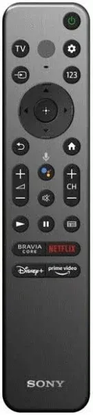 Sony RMF-TX900U remote control with voice control and