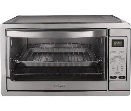 Oster 1500W Digital Countertop Convection Oven - Stainless Steel...