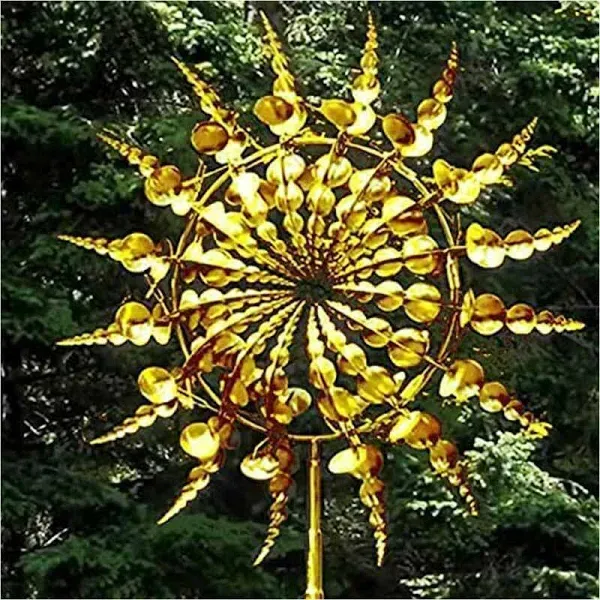 Magical Wind-Powered Kinetic Garden Spinner