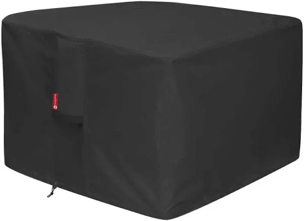 Gas Fire Pit Cover Square-Premium Patio Outdoor Cover Heavy Duty Fabric Coating