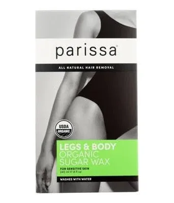 Parissa, Organic Sugar Wax Legs & Body, 8 Oz