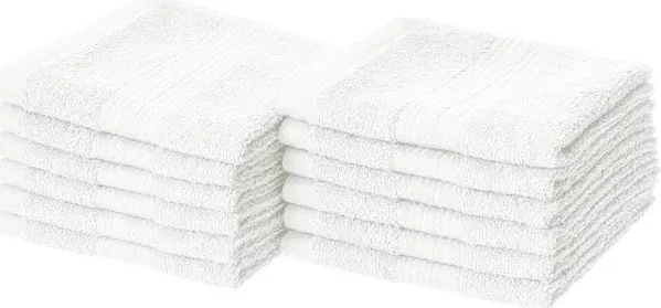 Amazon Basics Cotton Washcloths