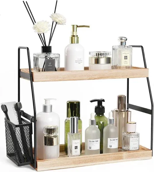 Nroech 2-Tier Standing Bathroom Organizer