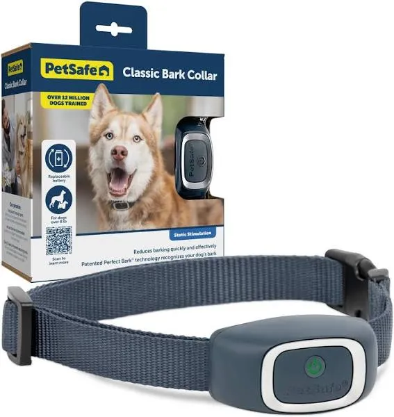 PetSafe Bark Collar Control Dog 8 lbs and Over Stop Dogs Barking PBC00-16634