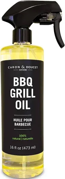 CARON &amp; DOUCET - BBQ Grill Cleaner Oil | 100% Plant-Based &amp; Vegan | Best for ...