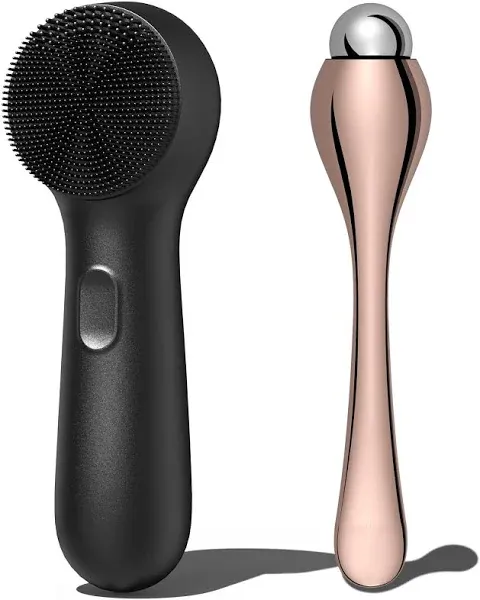 NågraCoola CLIE 2.0 Silicone Face Scrubber, Facial Cleansing Brush, Linen