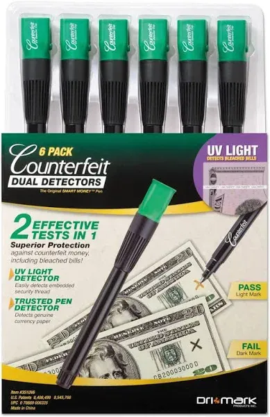 Dri Mark Counterfeit Money UV Light Detector