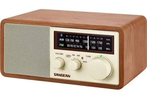 Sangean AM/FM Bluetooth Wooden Cabinet Radio