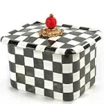 MacKenzie-Childs - Courtly Check Enamel Recipe Box