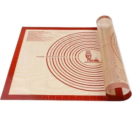 Non-slip Pastry Mat Extra Large with Measurements 28&#039;&#039;By 20&#039;&#039; for Silicone Ba...