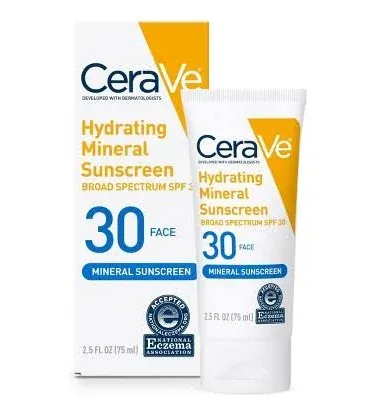 CeraVe Hydrating SPF 30 Mineral Sunscreen