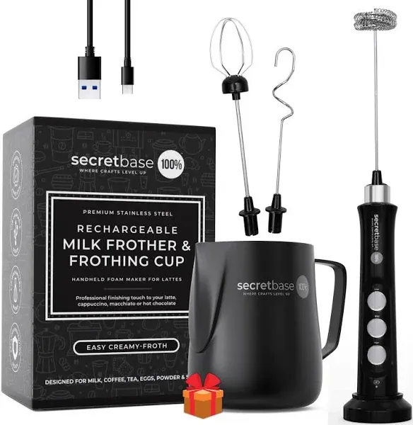 Secretbase Where Crafts Level Up Rechargeable Frother Mixer