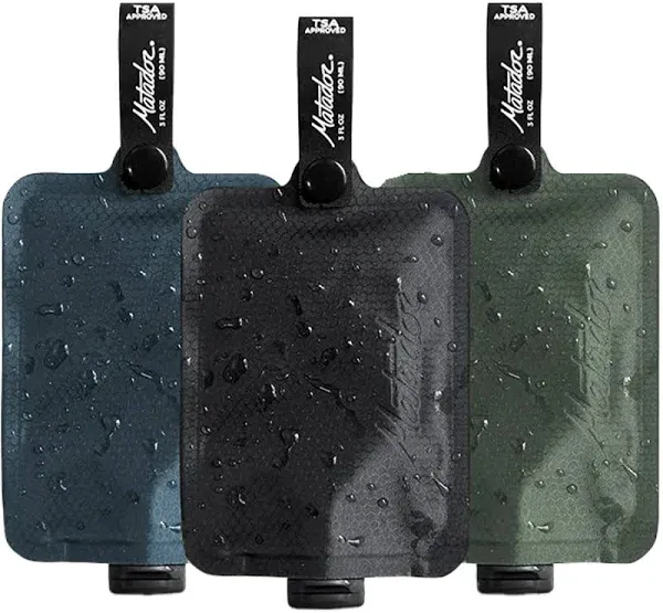 Matador FlatPak Toiletry Bottle 3-Pack