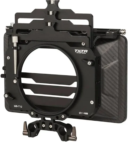 Tilta 3-Stage 4 x 5.65" Carbon Fiber Clip-On Matte Box MB-T12-M