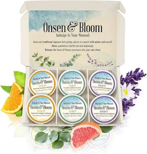 Onsen & Bloom Shower Steamer Essentials Box